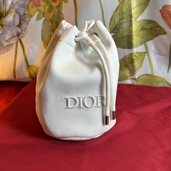 Dior Handbags - Dior Beauty Drawstring Great Bride Pouch-White